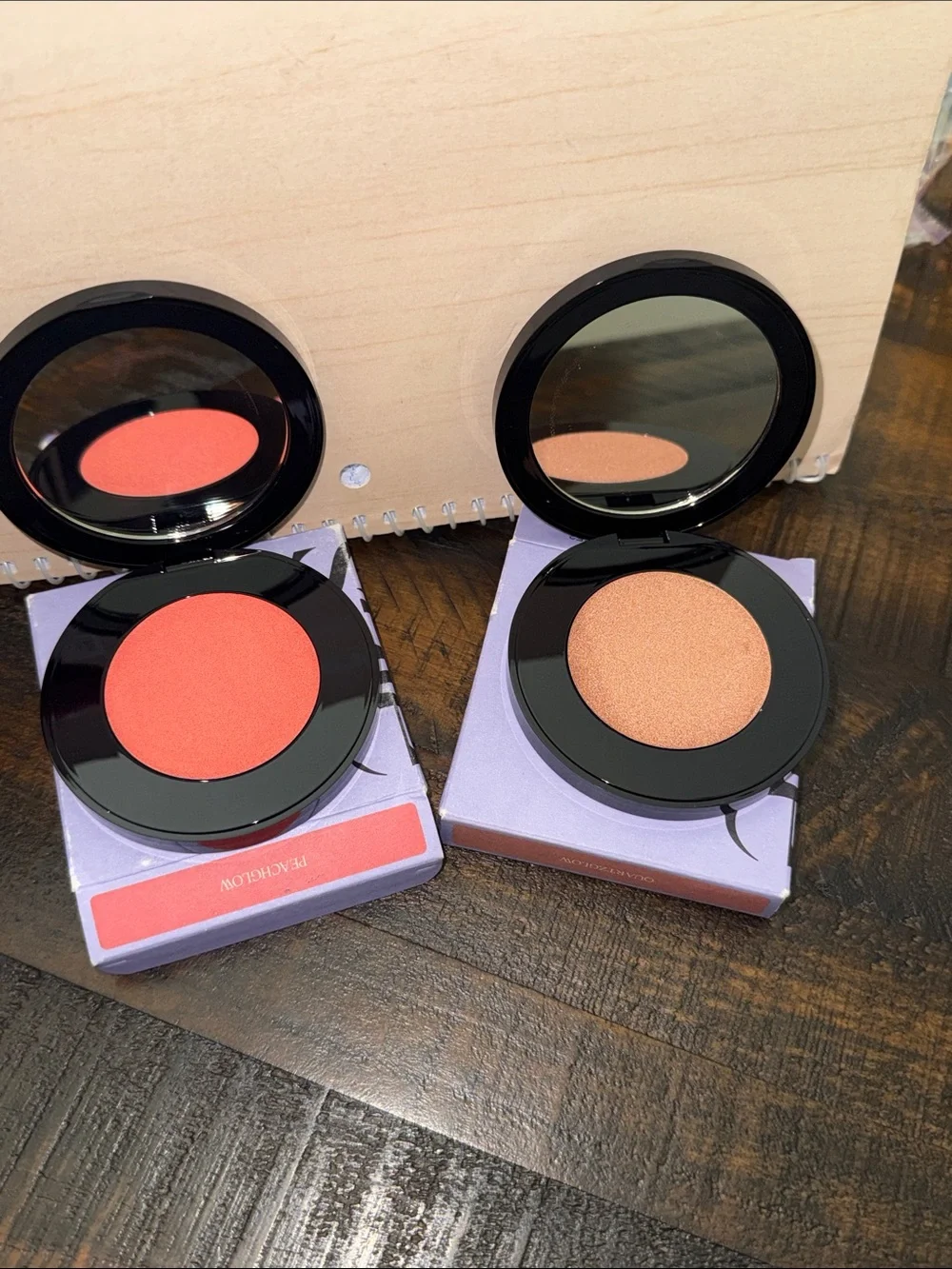 Saie Dual Blush Compact — Coral & Peach Glow